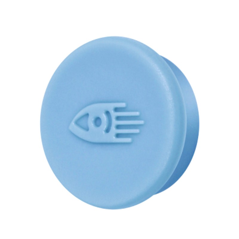 Magnesy tablicowe okrągłe - niebieskie pastelowe